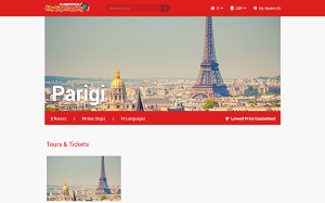 Il sito online di City Sightseeing Parigi