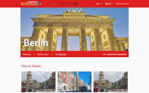 Il sito online di City Sightseeing Berlino