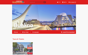 Il sito online di City Sightseeing Dublino