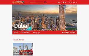 Il sito online di City Sightseeing Dubai