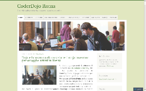 Il sito online di Coder Dojo Roma