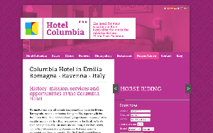Il sito online di Hotel Columbia