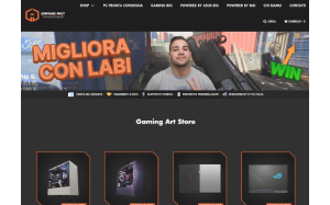 Il sito online di Gaming Art