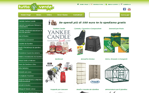 Il sito online di Tutto verde shop