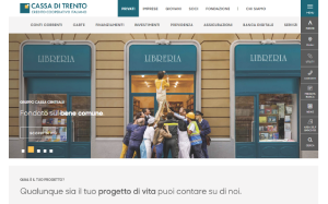 Il sito online di Cassa di Trento