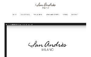 Il sito online di San Andres Milano