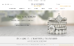Il sito online di Diamonds Factory