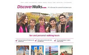 Il sito online di Discover Walks