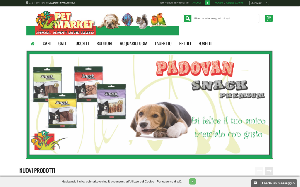 Il sito online di Pet Market online
