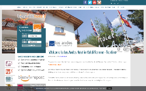 Il sito online di Hotel Los Andes