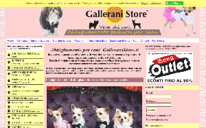 Il sito online di Gallerani store
