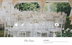 Il sito online di The white rose wedding
