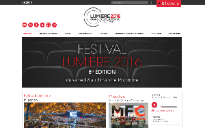 Il sito online di Festival Lumiere