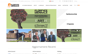 Il sito online di Florence Biennale
