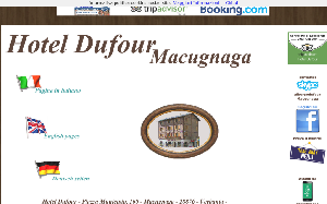Il sito online di Hotel Dufour Macugnaga