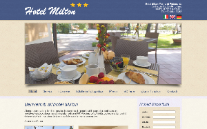Il sito online di Hotel Milton