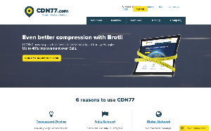 Il sito online di CDN77