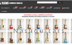 Il sito online di Begnis music