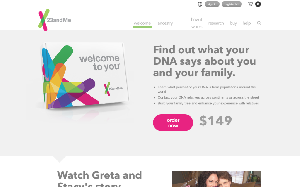 Il sito online di 23andMe