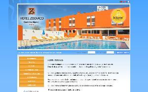 Il sito online di Hotel Zodiaco quarteira