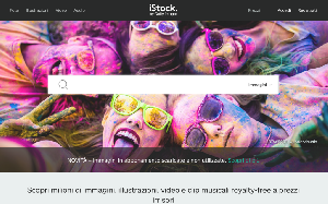 Il sito online di iStock photo