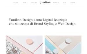 Il sito online di Yunikon Design