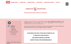 Il sito online di Grecav Ricambi