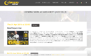Il sito online di Gregorys Jazz
