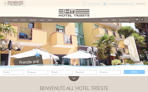 Il sito online di Hotel Trieste Riccione