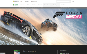 Il sito online di Forza Horizon 3