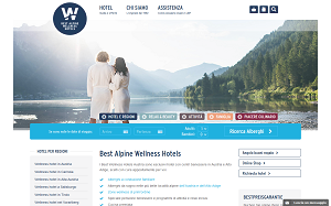 Il sito online di Wellness Hotel