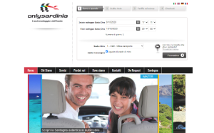 Il sito online di Only Sardinia Autonoleggio