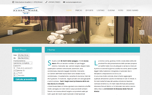 Il sito online di Hotel Avana Mare