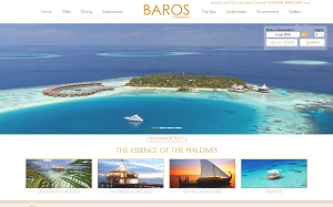Il sito online di Baros Maldive