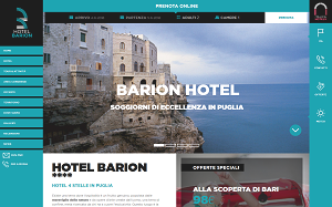 Il sito online di Barion Hotel
