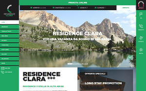 Il sito online di Residence Clara