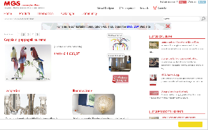 Il sito online di MGS Murano Glass Shop