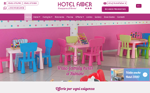Il sito online di Hotel Faber