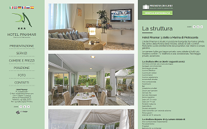 Il sito online di Hotel Pinamar