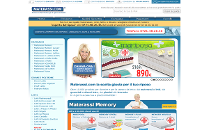 Il sito online di Materassi.com