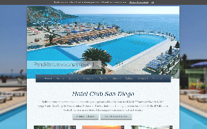 Il sito online di Hotel Club San Diego