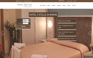 Il sito online di Rimini Hotel Senyor
