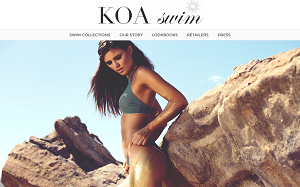 Il sito online di Koa Swim