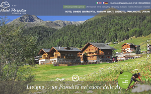 Il sito online di Hotel Paradiso Livigno