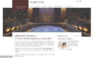 Il sito online di Shiseido SPA Milano