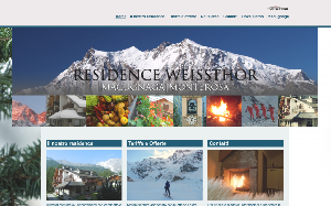 Il sito online di Residence Weissthor
