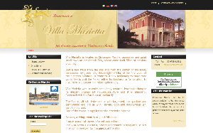 Il sito online di Villa Marietta