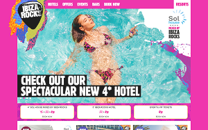 Il sito online di Ibiza Rocks