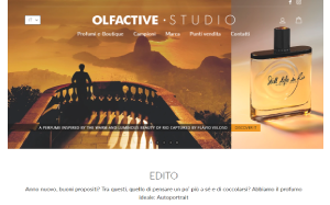 Il sito online di Olfactive Studio