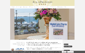 Il sito online di Hotel De Paris Sanremo